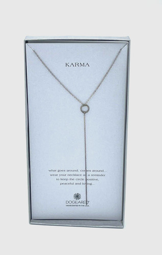 Dogeared karma sterling - sterling, silver