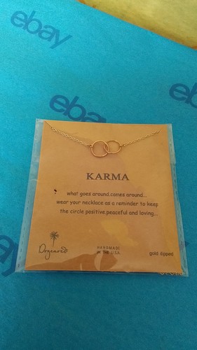 Dogeared karma necklace 24k - karma, necklace,