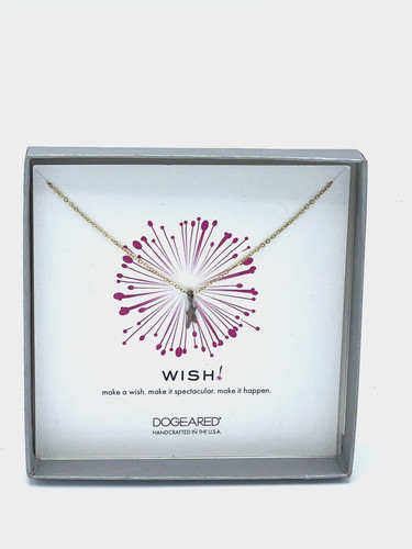 Dogeared wish sterling - ''wish'',