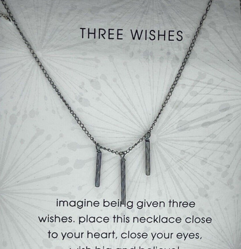 Dogeared three wishes - 'three, a