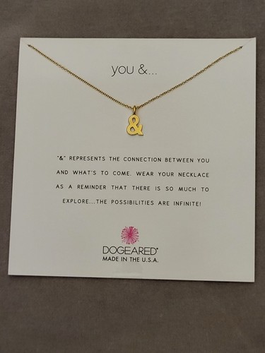 Dogeared necklace you - dogeared, &